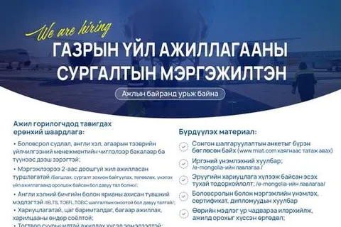 АЖЛЫН БАЙРНЫ НЭЭЛТТЭЙ СОНГОН ШАЛГАРУУЛАЛТАД УРЬЖ БАЙНА